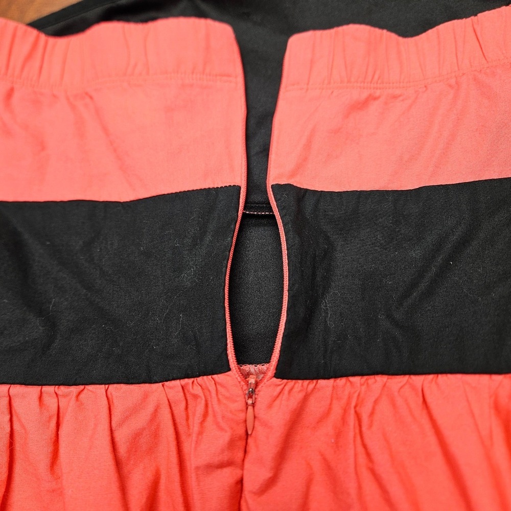 Speechless 13 Strapless Coral Dress Black Graphic Floral Print Coquette Prom - Picture 13 of 13